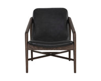 Cinelli Lounge Chair — Distressed Brown — view 3