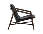 Cinelli Lounge Chair — Distressed Brown — view 4