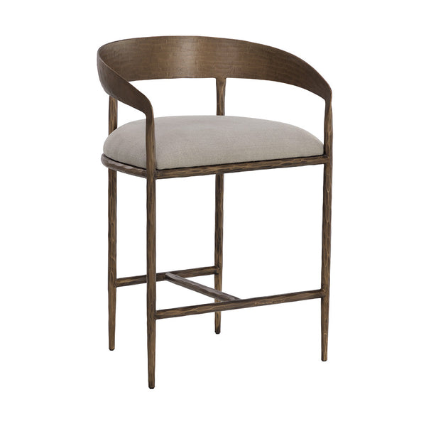 Zanatta Counter Stool - Zenith Taupe Grey