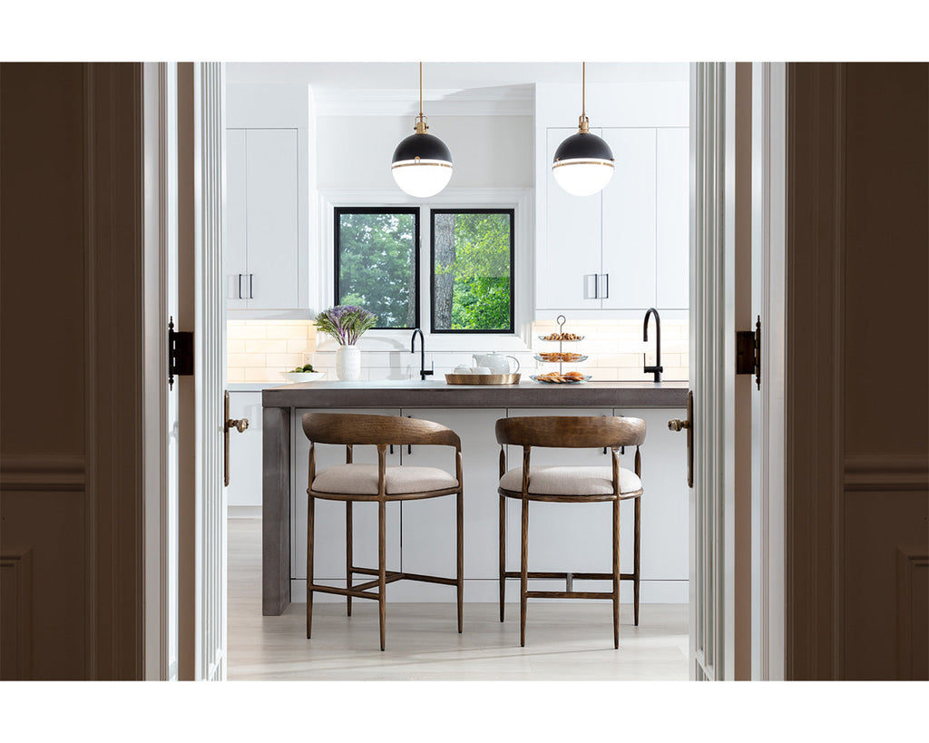 Zanatta Counter Stool - Zenith Taupe Grey