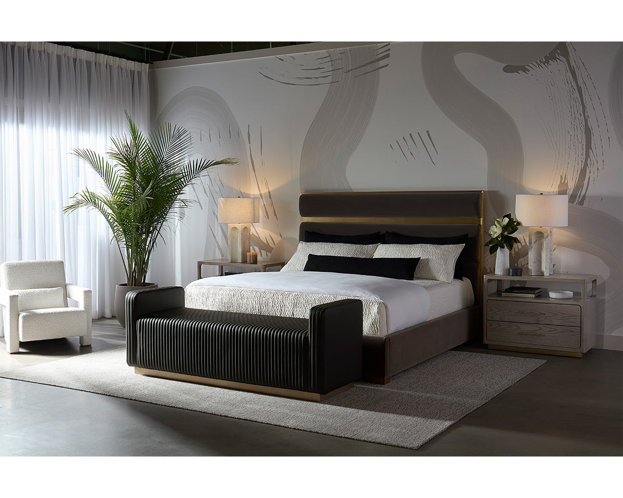 Danette Nightstand – Greige