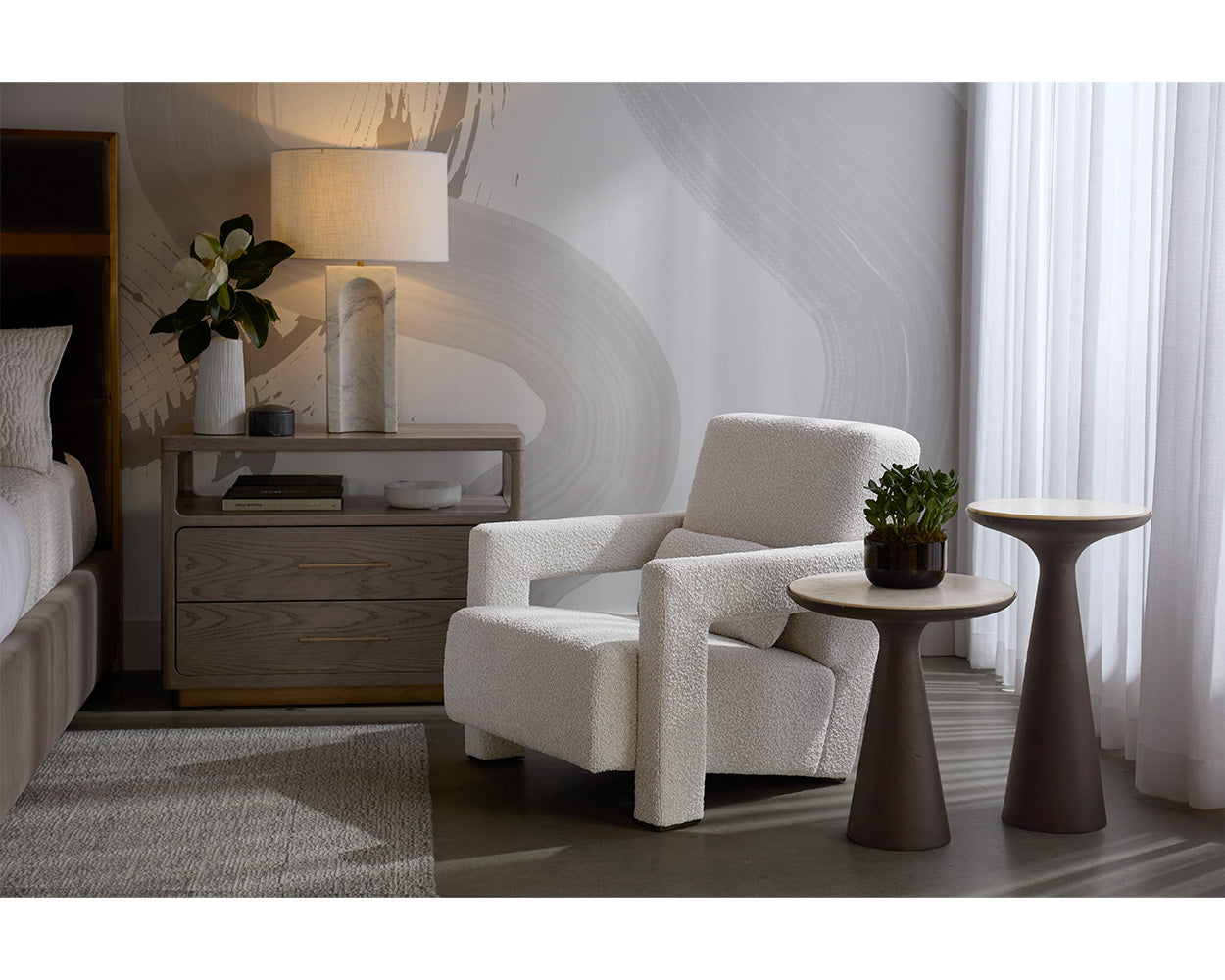 Danette Nightstand – Greige