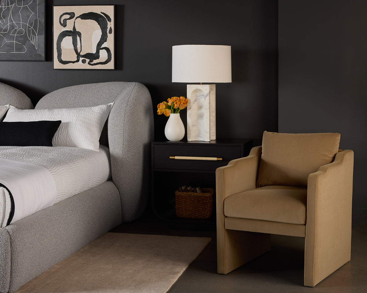 Tarrant Nightstand – Black