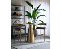 Zanatta Counter Stool Charcoal Black