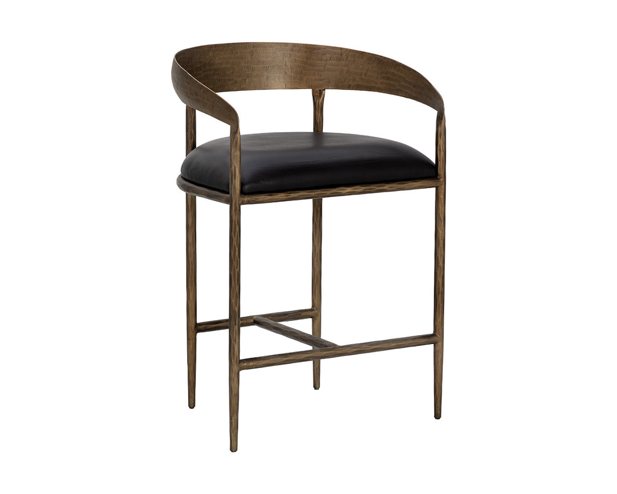 Zanatta Counter Stool Charcoal Black