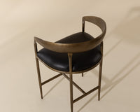 Zanatta Counter Stool Charcoal Black