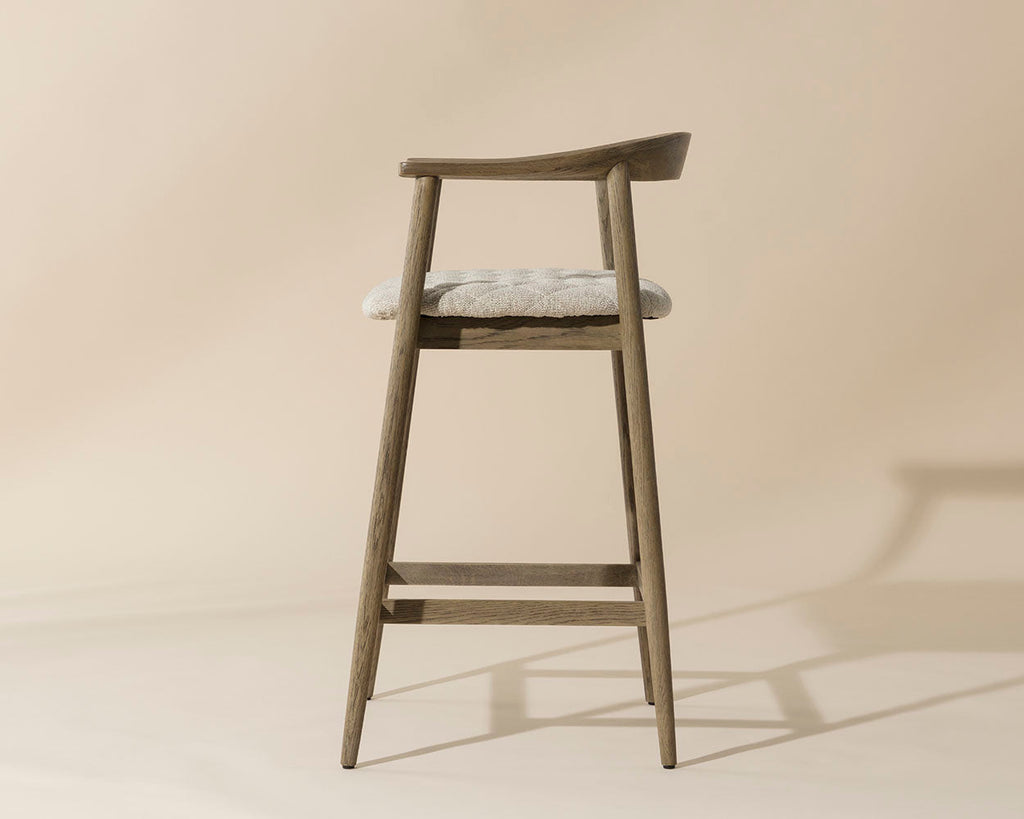 Jeremy Counter Stool - Weathered Oak