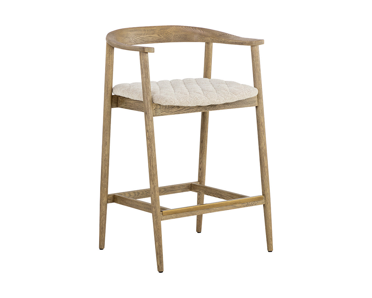 Jeremy Counter Stool - Weathered Oak