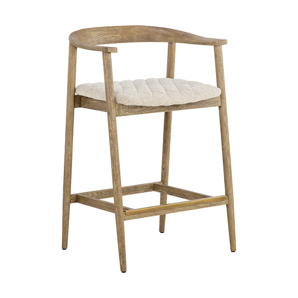 Jeremy Counter Stool - Weathered Oak