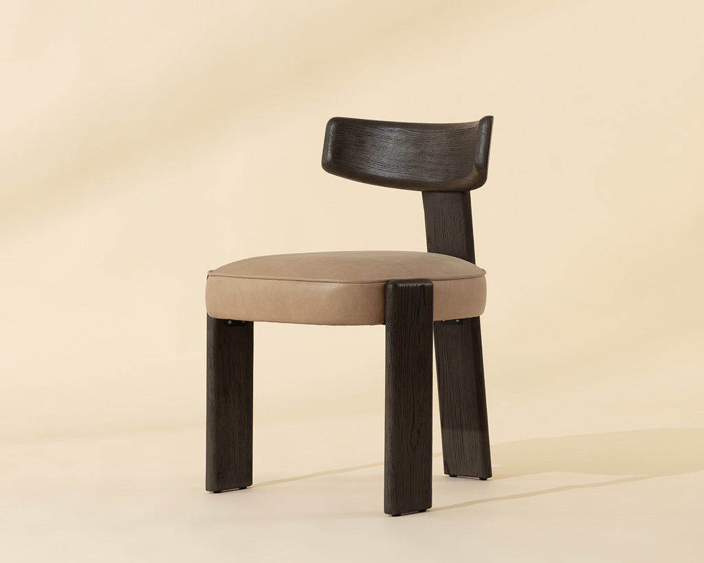 Horton Dining Chair - Dark Brown