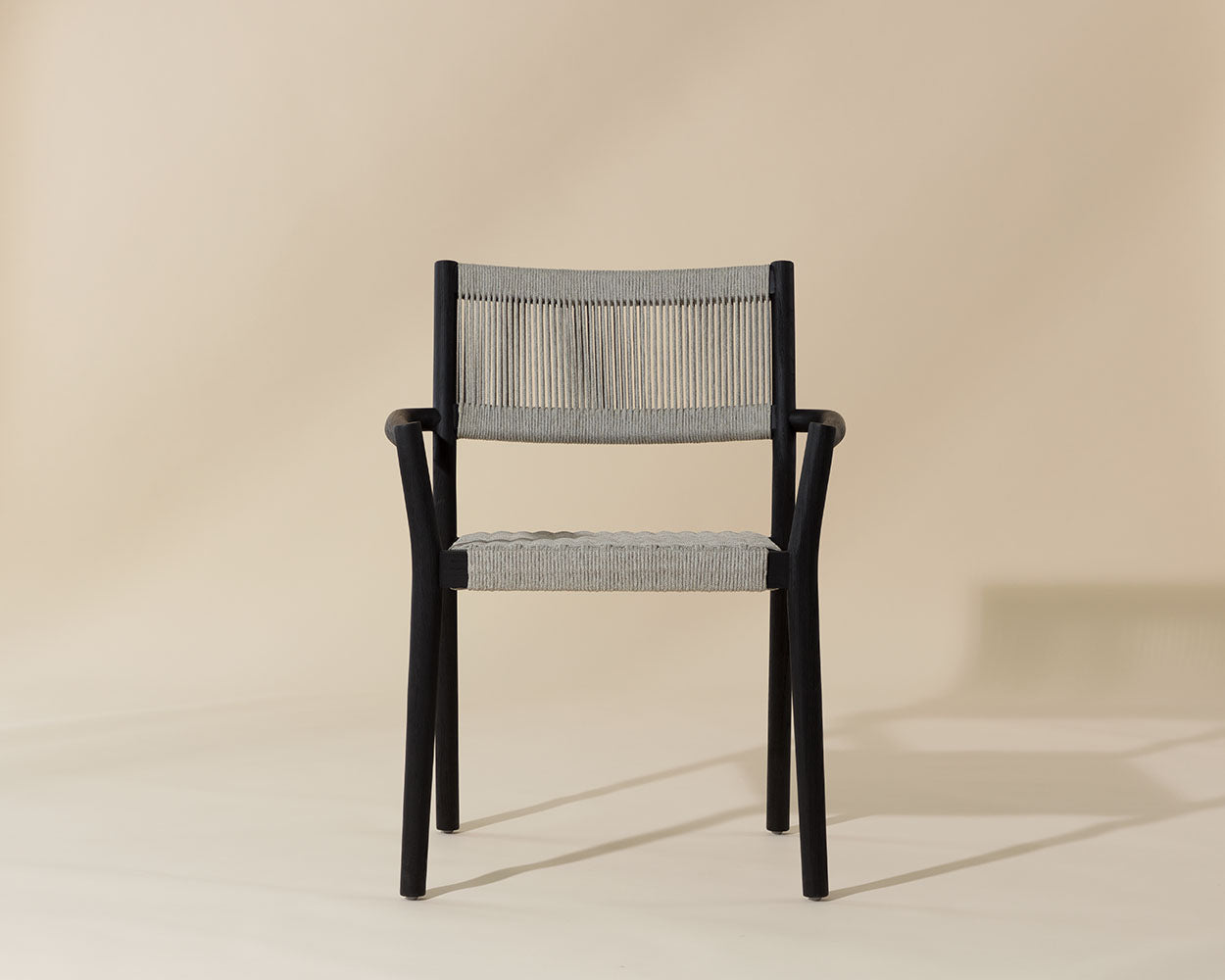 Kavala Stackable Dining Armchair - Charcoal - view 4