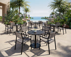 Kavala Stackable Dining Armchair - Charcoal - view 3