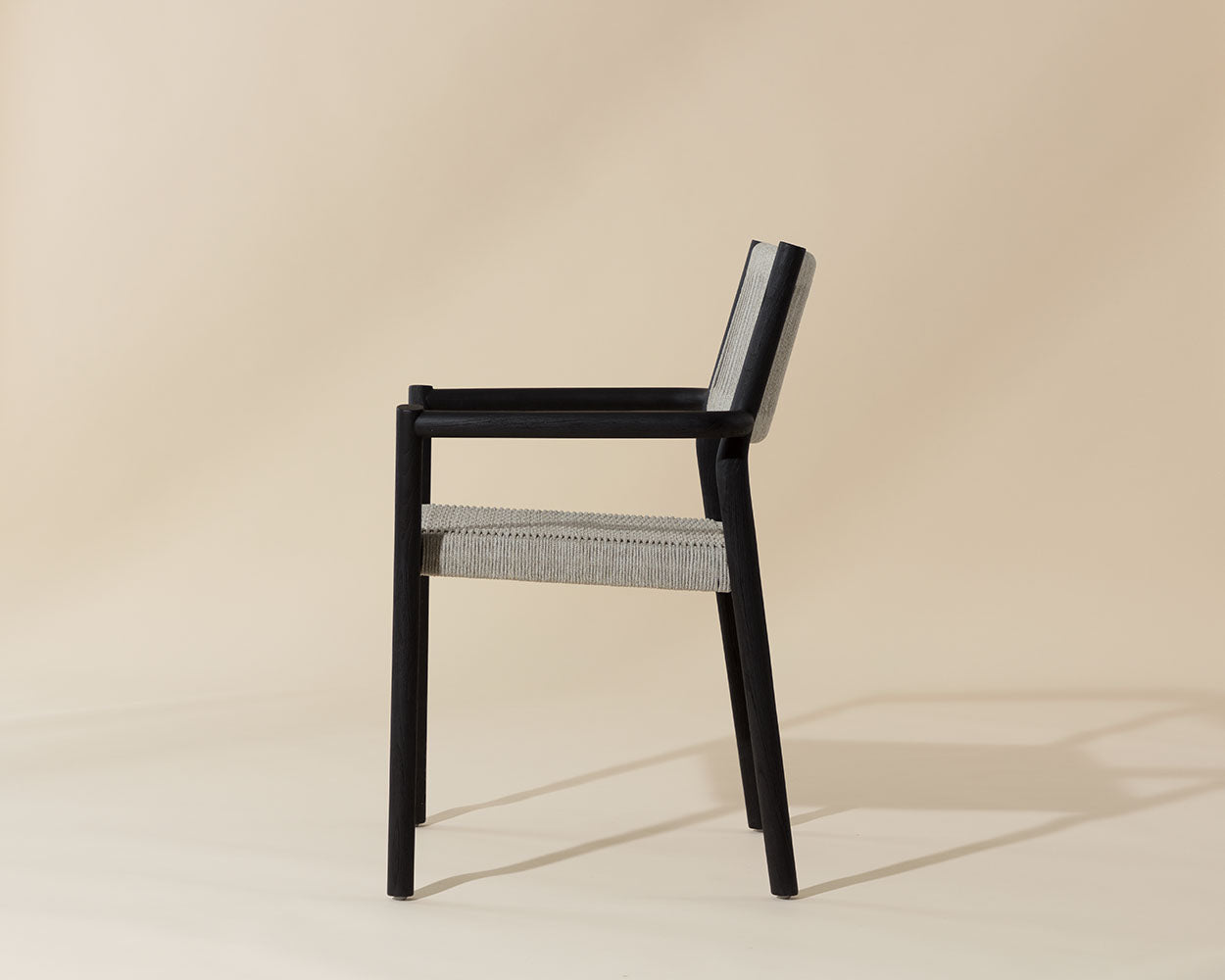 Kavala Stackable Dining Armchair - Charcoal - view 5