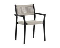 Kavala Stackable Dining Armchair - Charcoal - view 11