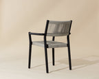 Kavala Stackable Dining Armchair - Charcoal - view 6