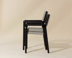 Kavala Stackable Dining Armchair - Charcoal - view 7