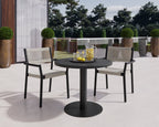 Kavala Stackable Dining Armchair - Charcoal - view 2