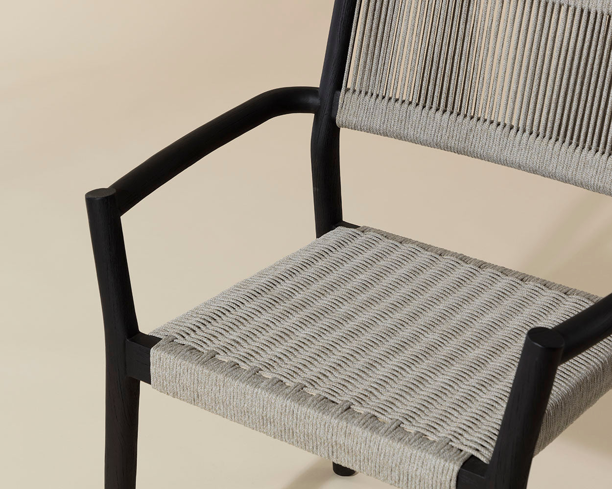 Kavala Stackable Dining Armchair - Charcoal - view 8