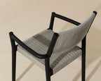 Kavala Stackable Dining Armchair - Charcoal - view 10