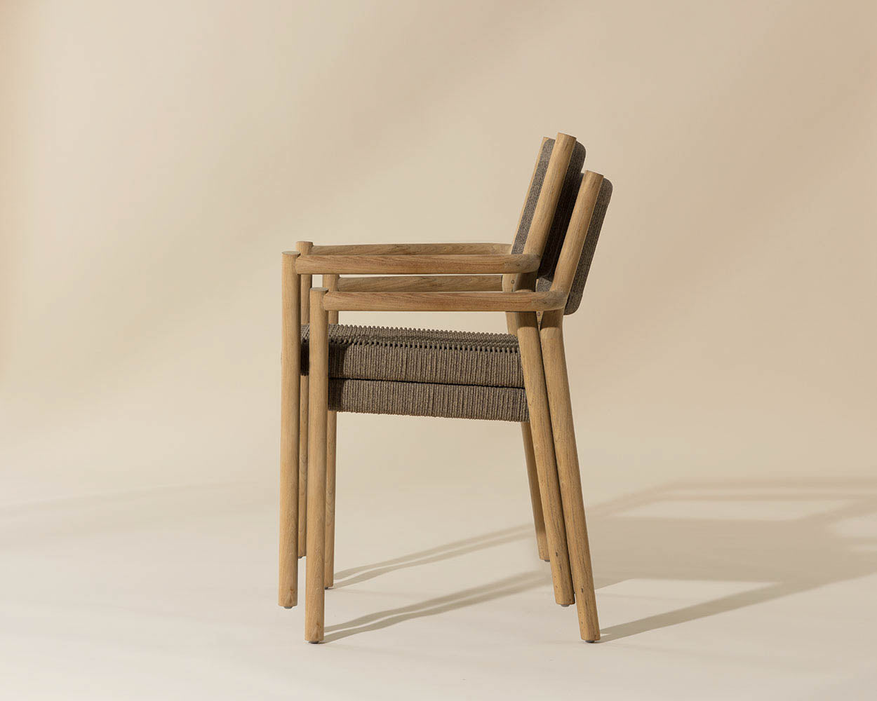 Kavala Stackable Dining Armchair - Natural - view 7