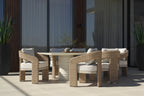 Pylos Dining Armchair - Natural - view 2