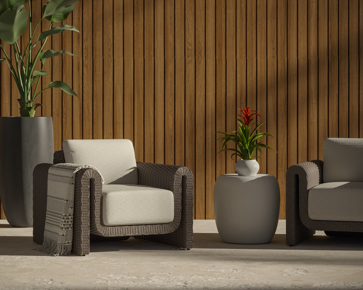Tibi Lounge Chair - Grey - view 2