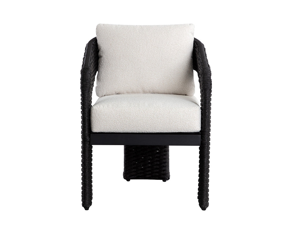 Pylos Dining Armchair - Black - view 3