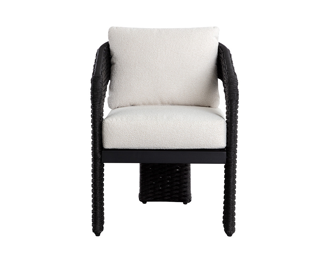 Pylos Dining Armchair - Black - view 3