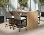 Calandri Counter Stool - Black - view 3