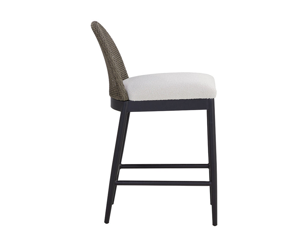 Calandri Counter Stool - Black - view 5