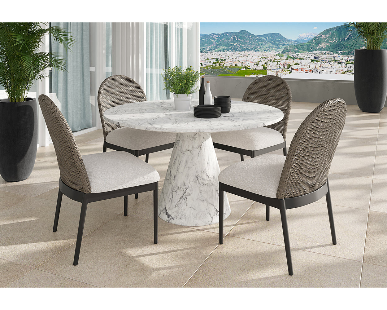 Calandri Dining Chair - Black - view 2