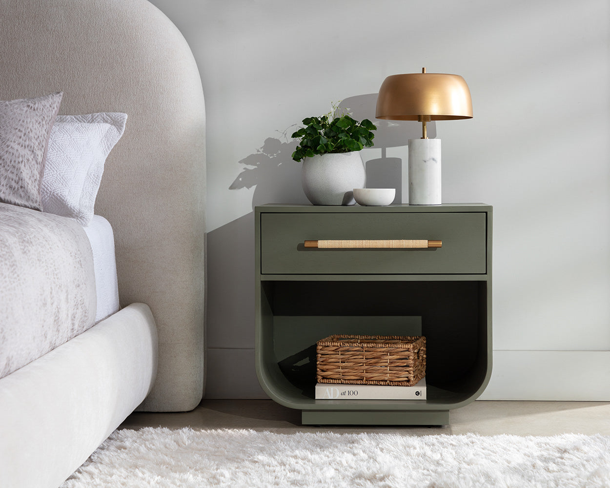 Tarrant Nightstand – Sage Green