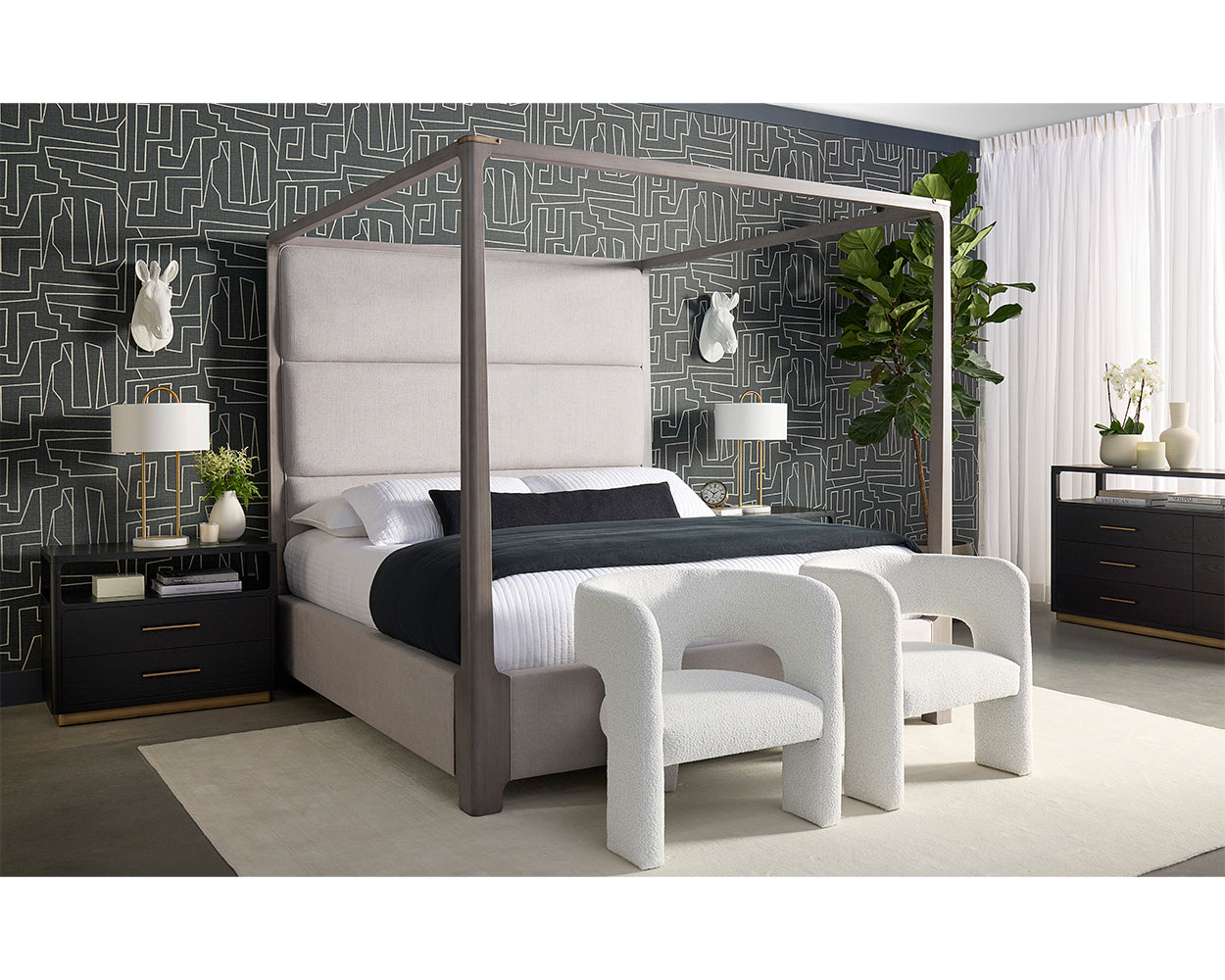 Danette Nightstand – Black