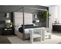 Danette Nightstand in black oak veneer