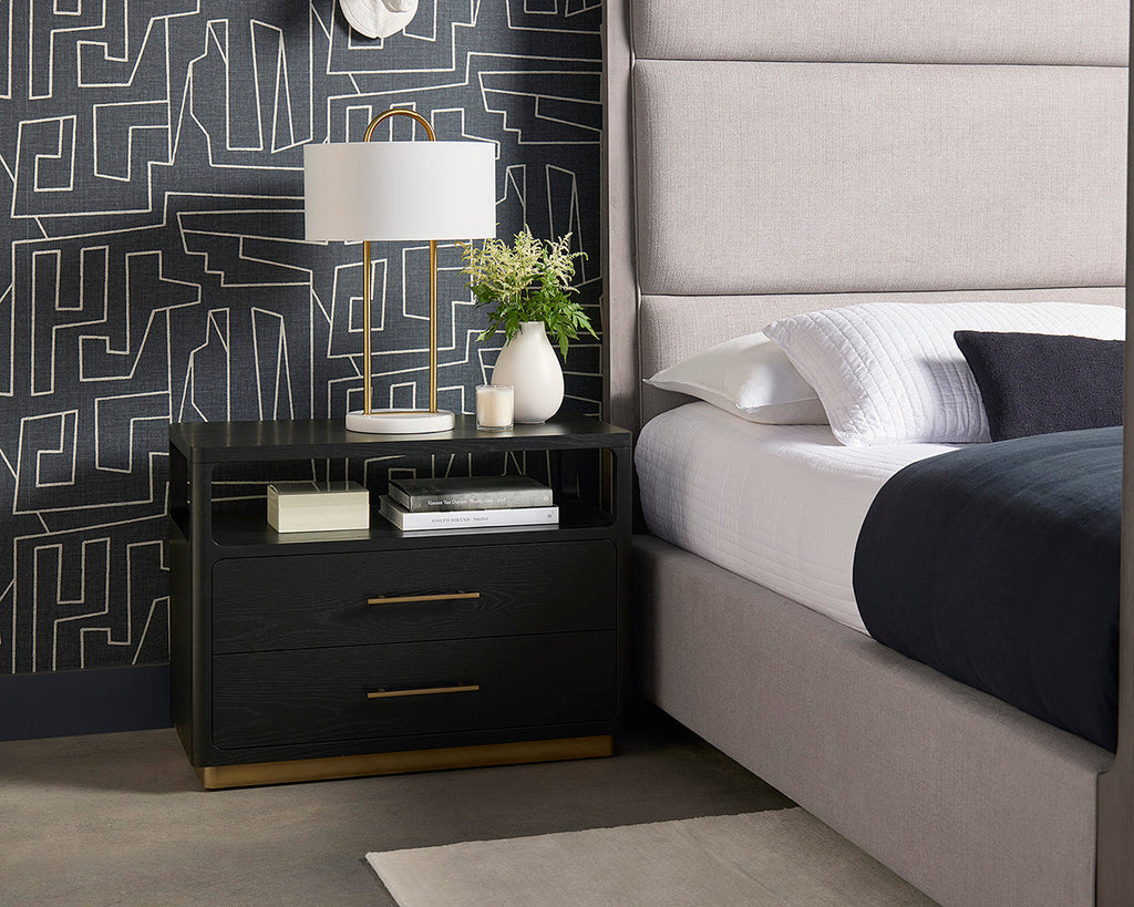 Danette Nightstand – Black