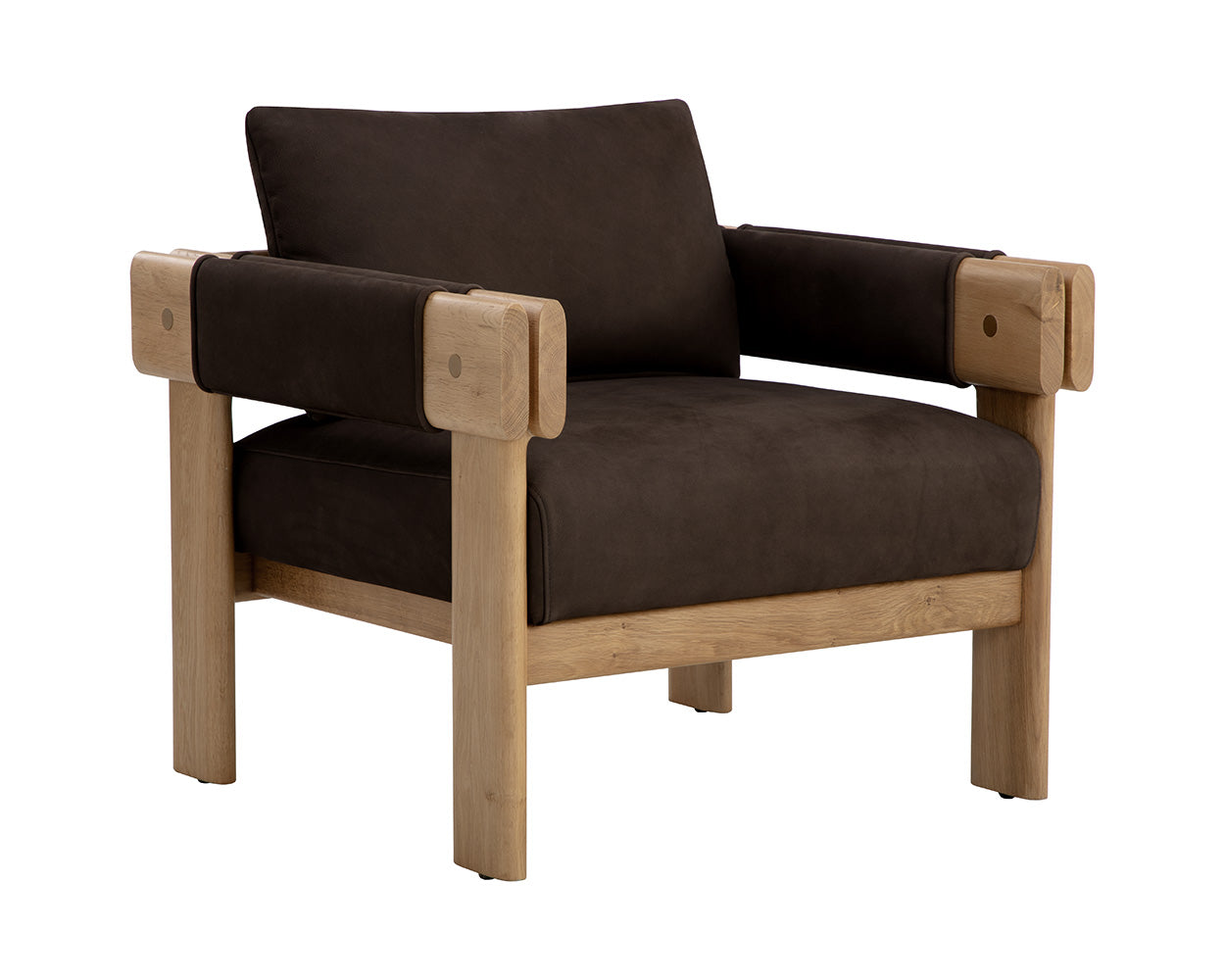 Carmichael Lounge Chair – Nubuck Cocoa