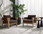 Carmichael Lounge Chair – Nubuck Cocoa