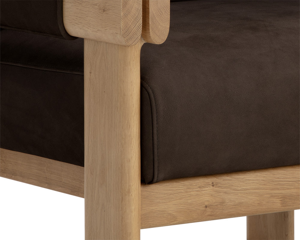 Carmichael Lounge Chair – Nubuck Cocoa