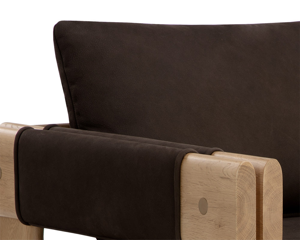 Carmichael Lounge Chair – Nubuck Cocoa