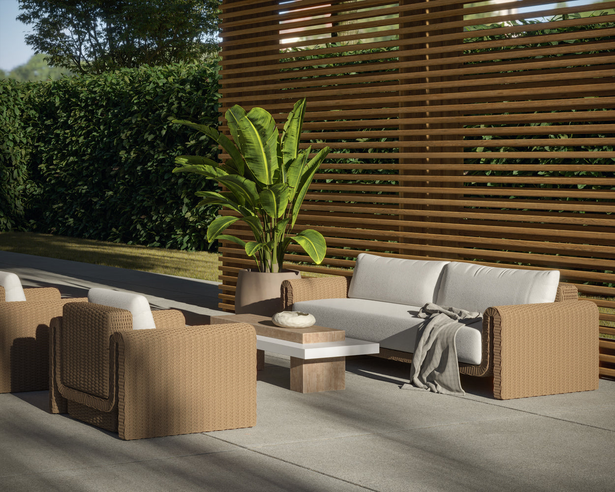 Tibi Sofa - Natural - view 3