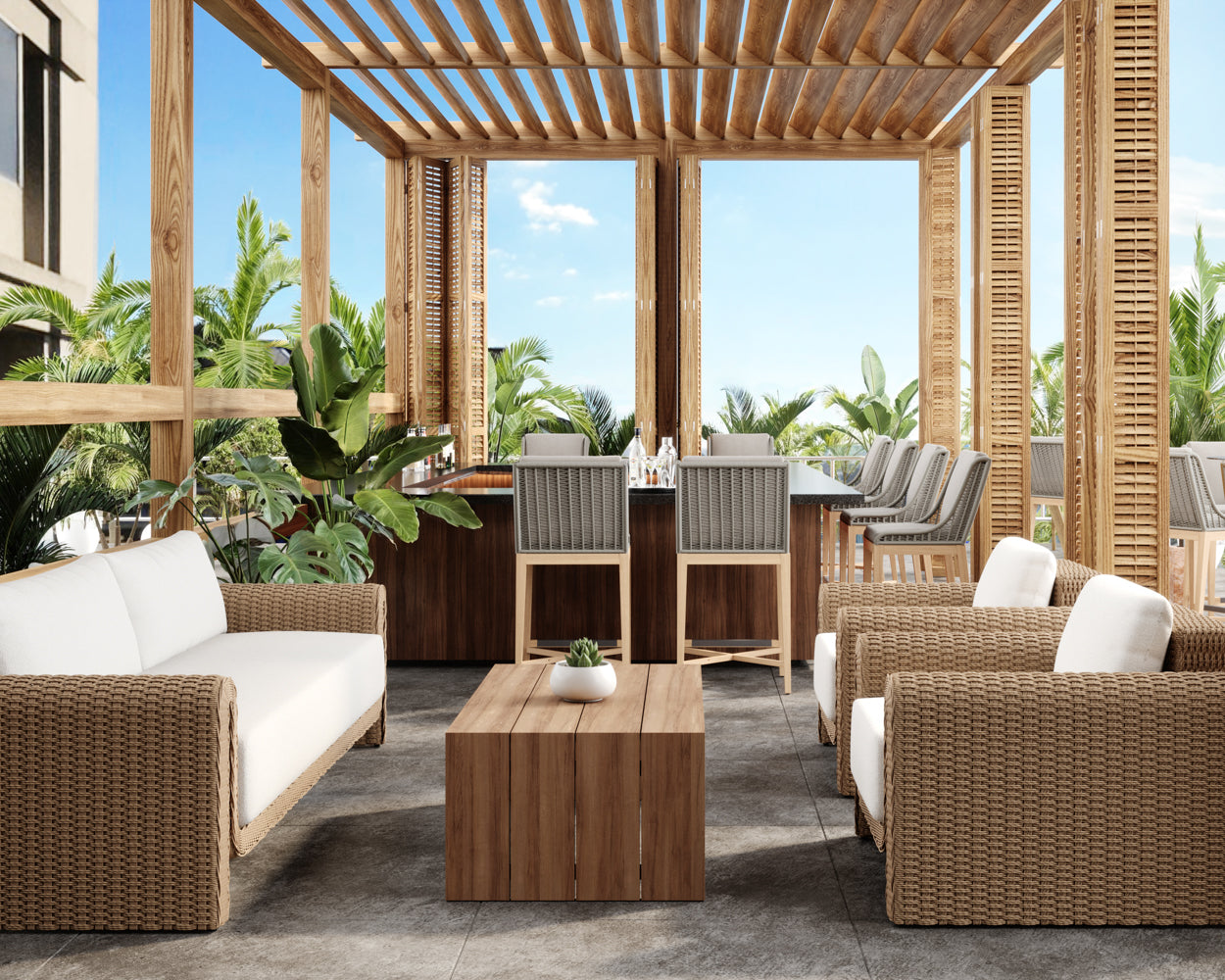 Tibi Sofa - Natural - view 4