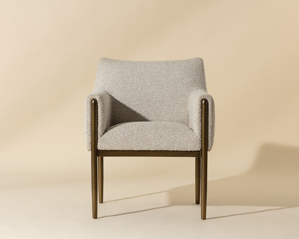 Olea Dining Armchair - Santa Cruz Oatmeal