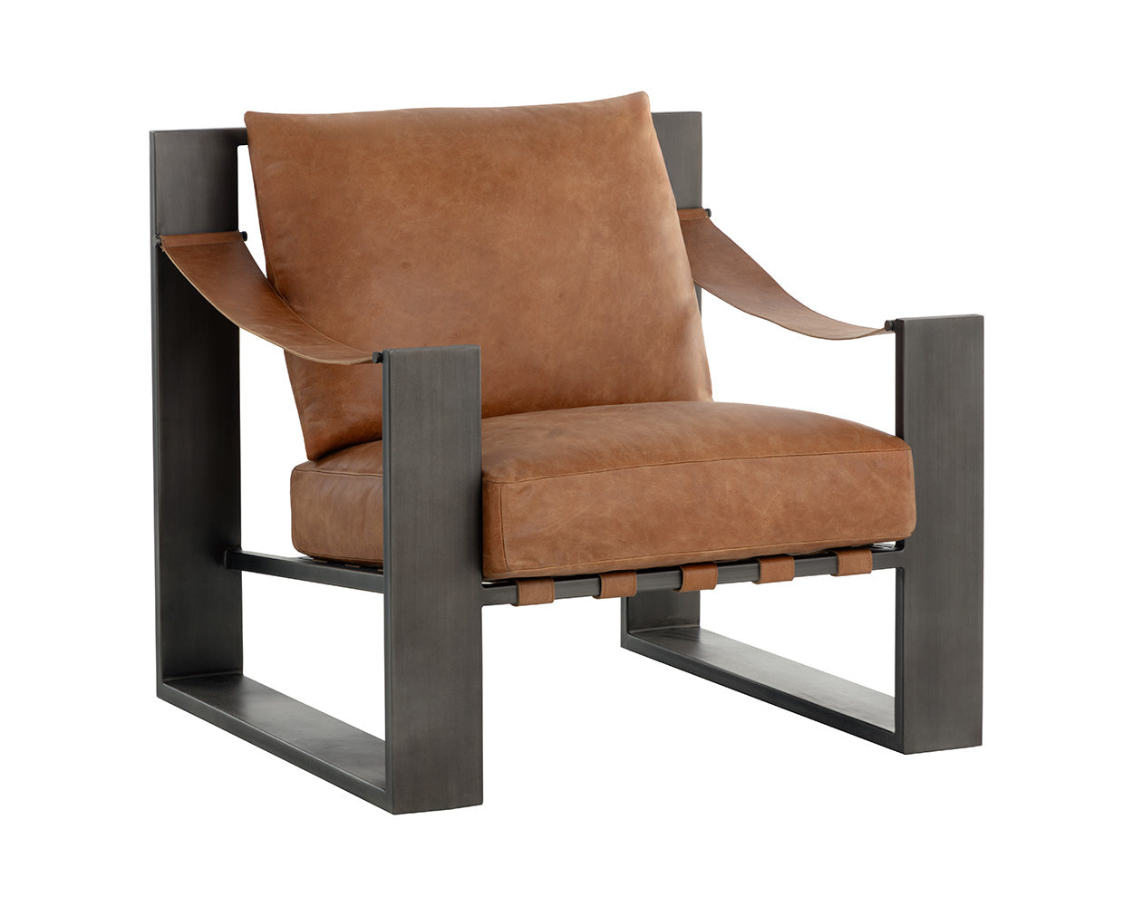 Berke Lounge Chair – Gunmetal