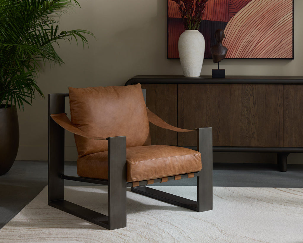 Berke Lounge Chair – Gunmetal