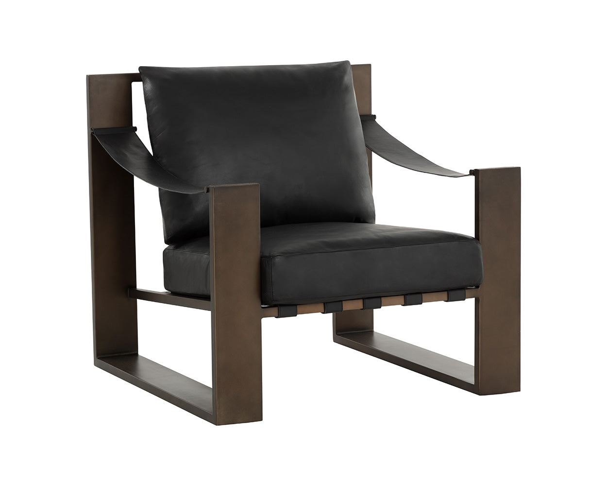 Berke Lounge Chair – Antique Bronze