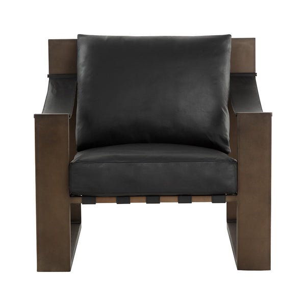 Berke Lounge Chair – Antique Bronze