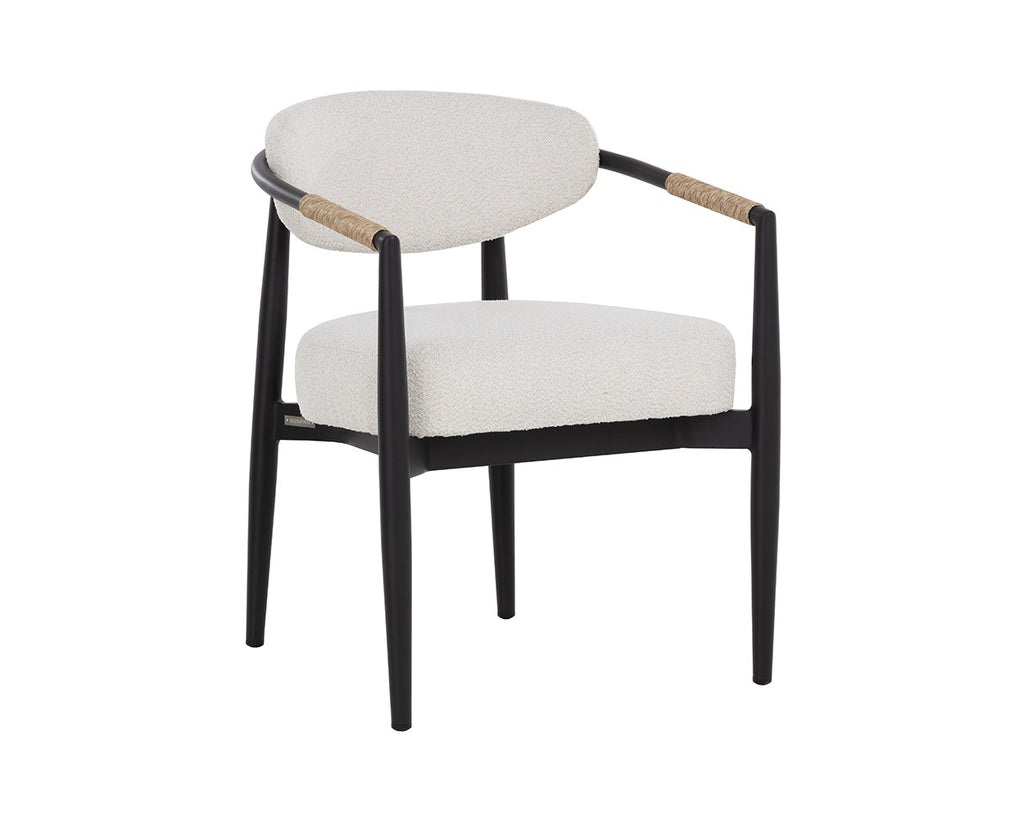 Marita Dining Armchair - Black - view 6