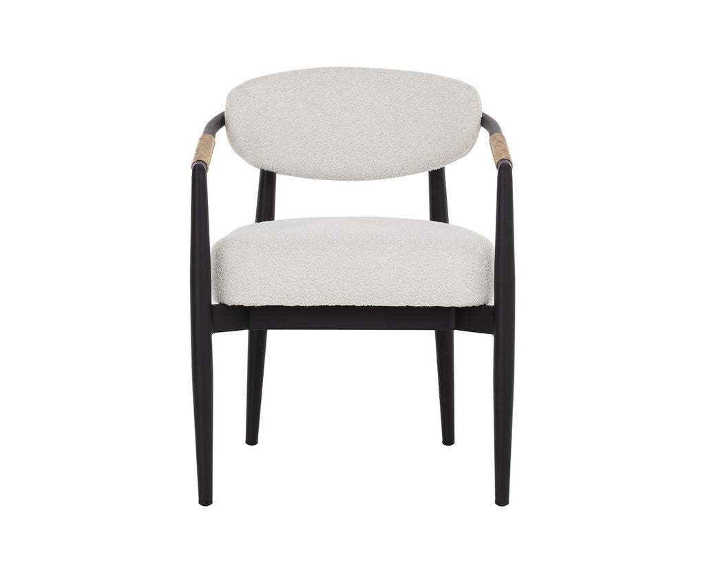 Marita Dining Armchair - Black - view 7