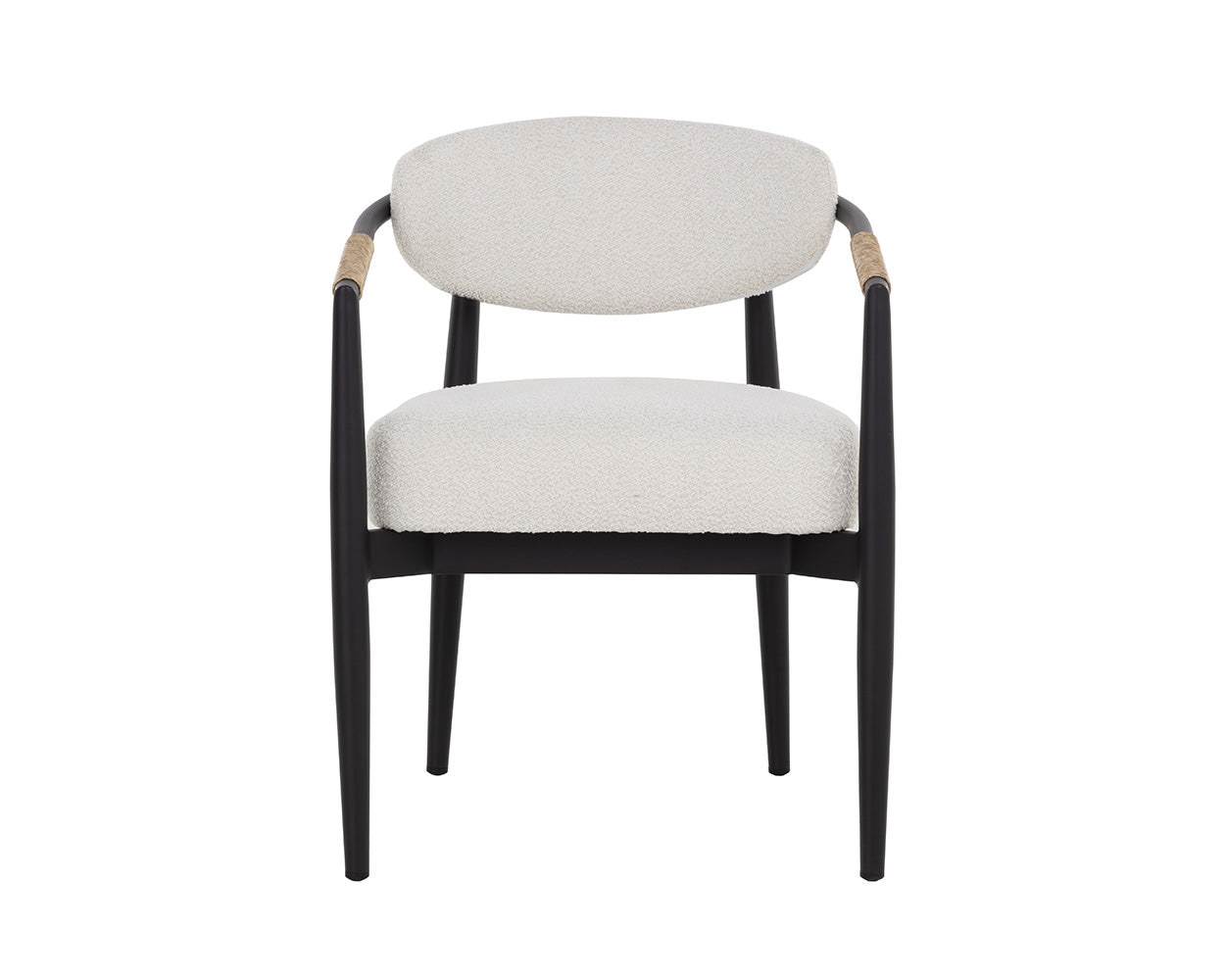 Marita Dining Armchair - Black - view 7