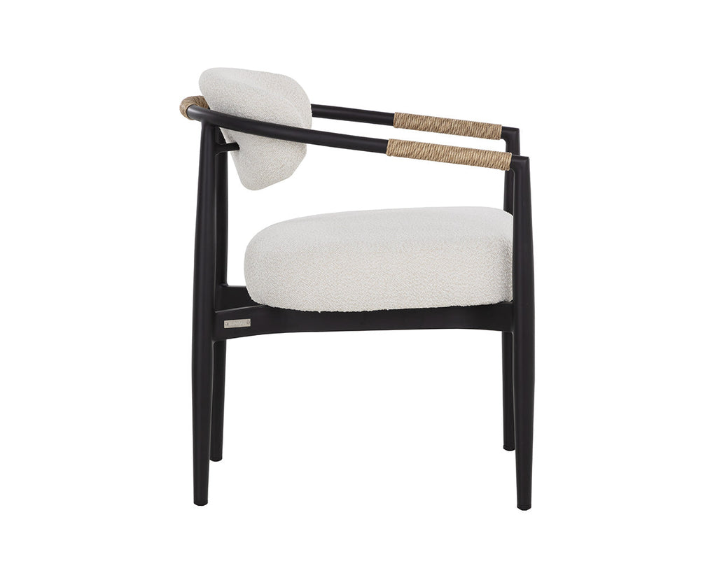 Marita Dining Armchair - Black - view 8